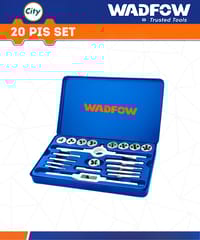২০ পিস মেট্রিক ট্যাপ এবং ডাই সেট WADFOW WAJ1L02_img_0