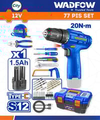 ৭৭ পিস টুলস সেট  WADFOW WDT4B77_img_0