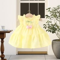 Imported👗 Summer Princess Dress – Western Style Baby Girl Skirt_img_1