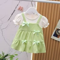 Imported 👗 Summer Cotton Princess Dress – Korean Style Baby Girl Outfit_img_1