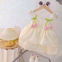 Imported 🌞 Baby Girl Summer Dress – Sweet Western-Style Slip Princess Outfit_img_0