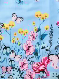 Imported  🌸 Girls' Summer Butterfly Bloom Dress – Sleeveless | Floral | Waist-Fit_img_2