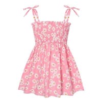 Imported 🌸Girls Summer Cotton Dress – Printed Slip Style_img_2