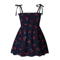 Imported 🌸Girls Summer Cotton Dress – Printed Slip Style_img_0