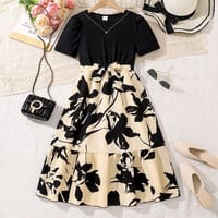 Imported 🌺 Girls’ Floral Print Elegant Dress – 2025 Summer Resort Style_img_0
