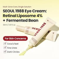K-SECRET SEOUL 1988 Retinal Eye Cream – Formulated with Advanced Retinal Liposome 4% and Fermented Bean for Dark Circles and Fine Line Care | Korean Skincare, 30ml / 1.01 fl oz_img_1