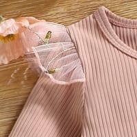 Imported 🌸 Baby Girls’ Mesh Long-Sleeve Dress – European Style Spring & Autumn Outfit_img_2