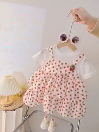 Imported 🌺 Toddler Girls’ Summer Princess Dress – Short-Sleeve Floral Skirt_img_0