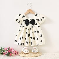 Imported 💞 Girls’ Heart Design Princess Dress – New Summer Style_img_1