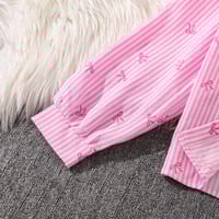 Imported 👕 Kids’ Autumn Striped Bow Shirt & Trousers Set – Long Sleeve Two-Piece Outfit_img_8