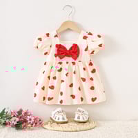 Imported 💞 Girls’ Heart Design Princess Dress – New Summer Style_img_0