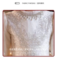 Imported ✨ Champagne Color Girls’ Runway Princess Dress – Tulle Performance Outfit_img_7