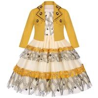 Imported ✨ Girls’ Mesh Cake Dress Set – European & American Style Piano Performance Outfit_img_1