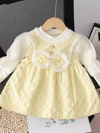 Imported 🍂 Girls’ Autumn Long-Sleeve Korean Style Princess Dress – Trendy One-Piece_img_0