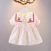 Imported 🌼 Girls’ Summer Princess Dress – Korean & Western Style Floral Outfit_img_0