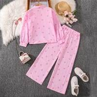 Imported 👕 Kids’ Autumn Striped Bow Shirt & Trousers Set – Long Sleeve Two-Piece Outfit_img_2