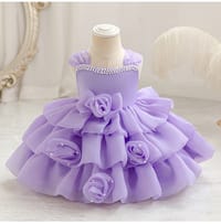 Girls' princess dress, cross-border style, high-end party performance costume, toddler tutu, baby dress, children's formal wear_img_0