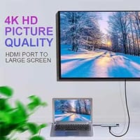 8-in-1 Type-C USB Hub Dock Bangladesh – High-Speed Dual Head Adapter for Laptop & PC with Network Card_img_3