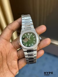 Patek Philippe Nautilus Semi AAA Open Heart Automatic (Green)_img_0
