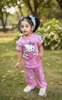 Half Sleeve T-shirt and Pant Set_img_1