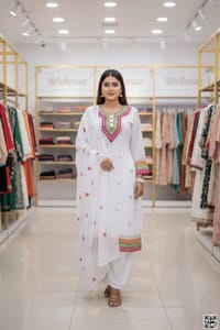 রেডিমেড জর্জেট ডলার এবং এমব্রয়ডারি কাজ করা থ্রী পিস_img_2