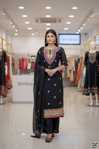 রেডিমেড জর্জেট ডলার এবং এমব্রয়ডারি কাজ করা থ্রী পিস_img_6