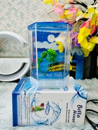 হাফ লিটার মিনি একুরিয়াম মাছ সহ ৮ আইটেম ফুল সেটাপ_img_14