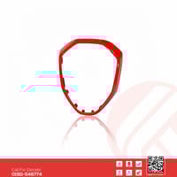 Headlight Housing Cover (Orange) for Suzuki Gixxer (New Model) bike._img_0