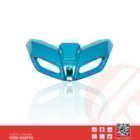 Pilot Light Mask or DRL Mask (Cyan Storm DLX) for Yamaha MT15 V2 bike._img_0