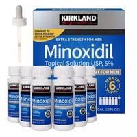 Kirkland Minoxidil 5% Topical Solution Extra Strength Hair Regrowth Treatment for Men (6x60ml)_img_0