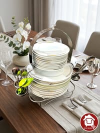 SS স্টিল ডিনার সেট স্ট্যান্ড (ডাইনিং টেবিল ওরগানাইজার)_img_1