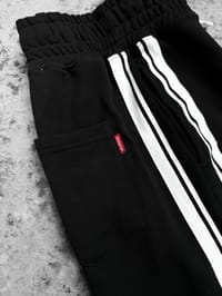 Stripe (Black) Oversized Low-Cut Baggy_img_4