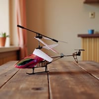 Rechargeable RC Mini Helicopter Toy – Flying Helicopter with LED Light_img_1