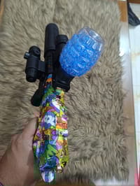 M1911 Electric Gel Ball Blaster Gun with Colorful Lights & Spray (7.4V Rechargeable)+ 1000 bullet -2 pack_img_1