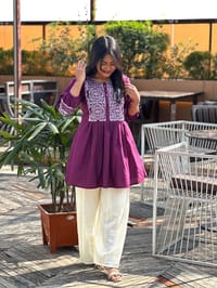 Tops & Plazo Set_img_4