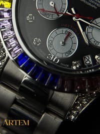 Rolex Cosmograph Daytona Rainbow Silver AA_img_4