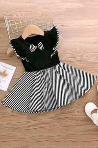 উন্নত মানের চায়না নিলেন কাপড়ের মেয়ে বাচ্চাদের ফ্রক_img_1