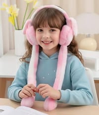 খরগোশের ডাক সহ চুলের ব্যান্ড, চলন্ত কান সহ খরগোশের টুপি সুন্দর প্লাশ খরগোশের চুলের ব্যান্ড মজার হেডব্যান্ড_img_4