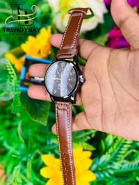 ⌚ CS Brown Classic Leather Watch_img_2
