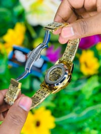 ⌚ Erix Gold Skeleton Automatic Watch_img_3