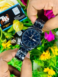 🖤 Elegant Quartz Men’s Watch – Premium Stainless Steel Dark Blu_img_0