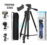 3366 Aluminum Tripod , Universal Lightweight Tripod with Mobile Phone Holder Mount & Carry Bag for All Smart Phones, Gopro, Cameras_img_0