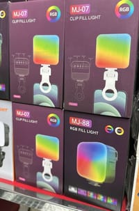 MJ-07 Mini Rechargeable RGB LED Video Light for Camera & Mobile | Price in BD_img_1