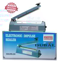 PFS‑200 Manual Heat Bag Sealer 8in Impulse Sealing Machine 210W Plastic Packaging Sealer with Adjustable Timer_img_0