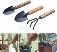 3 Pcs Garden Tools Set Large Hand Shovel Rake Fork Gardening Kit | Price in BD_img_3