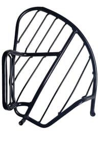 Premium Heavy Black Left Side Sharee Gourde For Royal Enfield Classic & Meteor 350_img_1