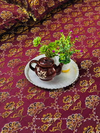 কুমারখালির লাক্সারি বেডকভার- Brownish maroon_img_1