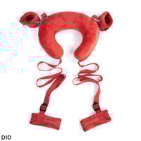 Soft Bondage Restraint Set – Neck Collar with Wrist & Ankle Cuffs, Adjustable Straps_img_1