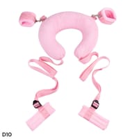 Soft Bondage Restraint Set – Neck Collar with Wrist & Ankle Cuffs, Adjustable Straps_img_2