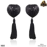 Luxury Heart Tassel Nipple Covers-Exotic Lingerie Accessories for Women._img_2